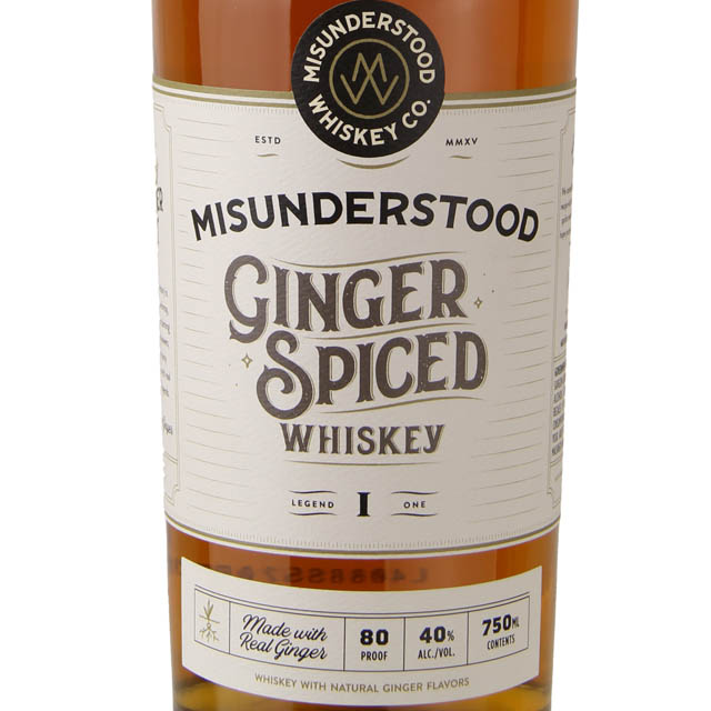 Misunderstood Ginger Spiced Whiskey / 750mL