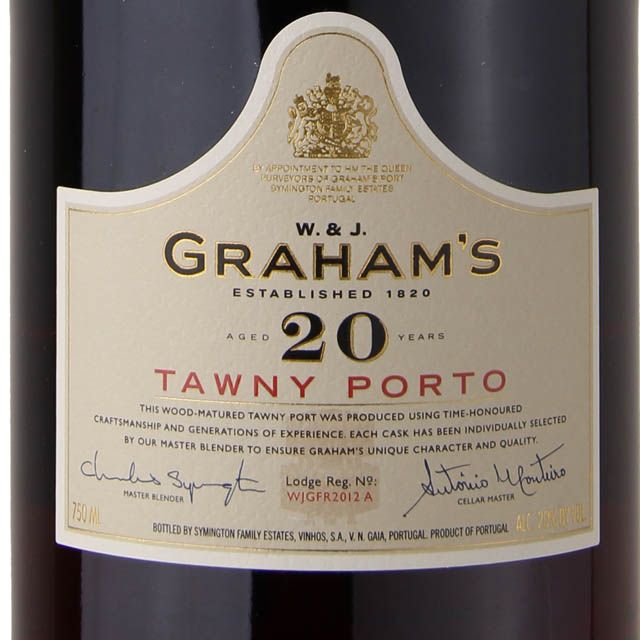 Graham's 20 Yr Tawny Port / 750 ml