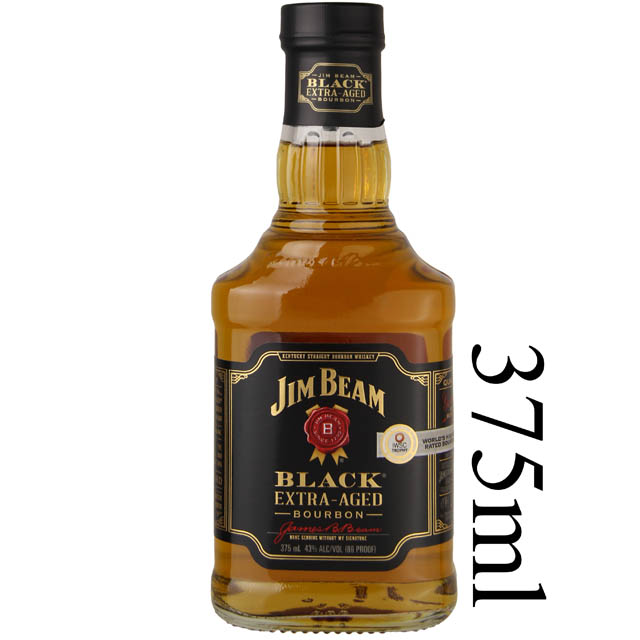 Jim Beam Black Bourbon Whiskey - (Half Bottle) / 375ml