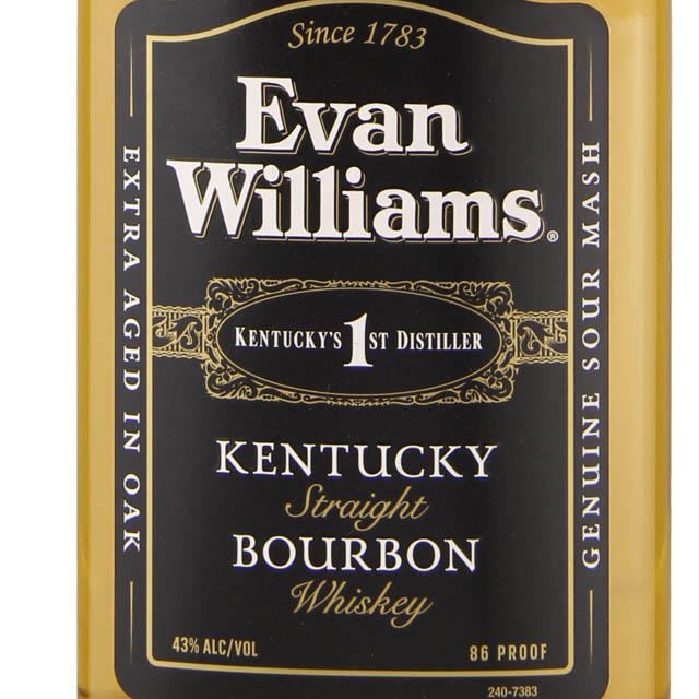 Evan Williams Black Label Bourbon - (Half Bottle) / 375ml
