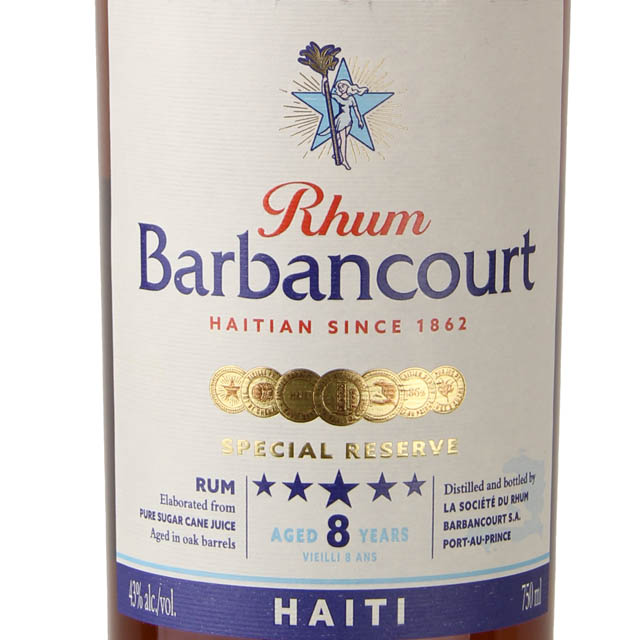 Barbancourt 5 Star Gold Rum / 750 ml