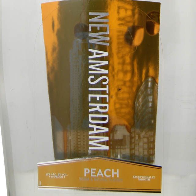 New Amsterdam Peach Flavored Vodka - (Half Bottle) / 375mL