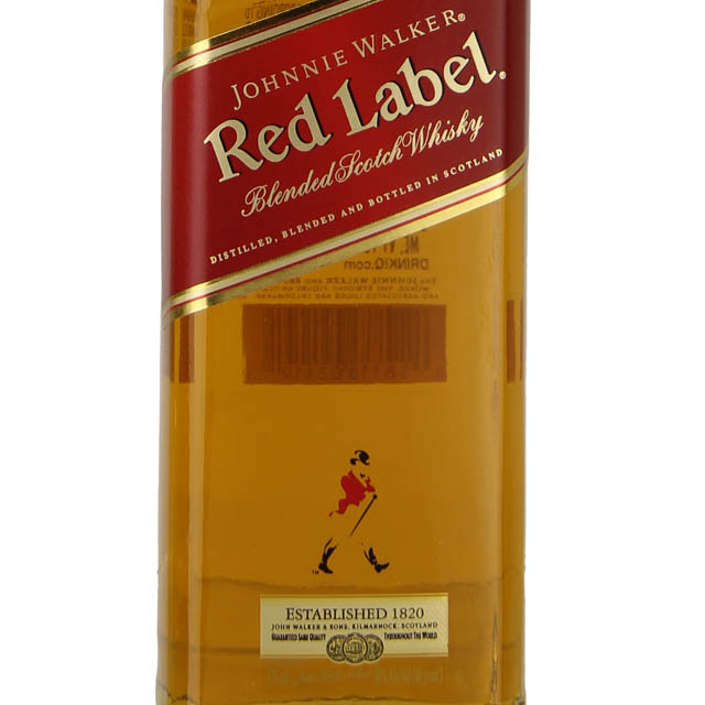 Johnnie Walker Red Label Blended Scotch Whisky - (Half Bottle) / 375 ml