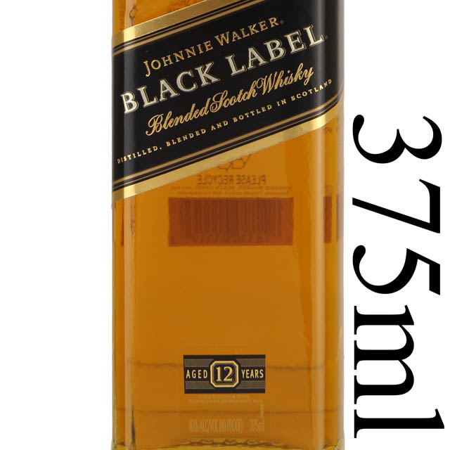 Johnnie Walker Black Label Blended Scotch Whisky - (Half Bottle) / 375ml