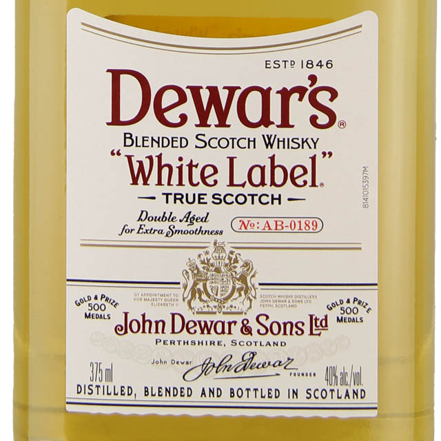 Dewar's White Label Scotch - (Half Bottle) / 375ml