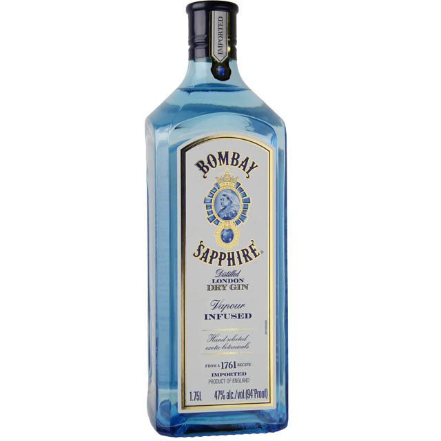 Bombay Sapphire Gin / 1.75 Ltr