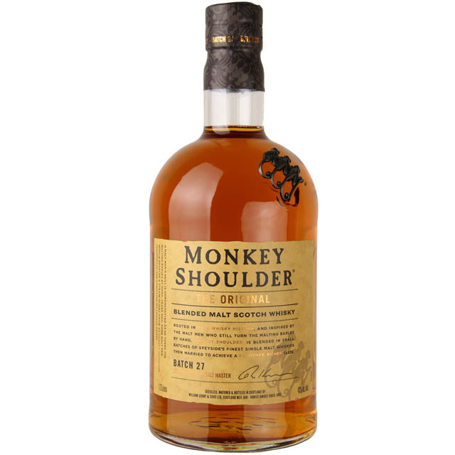 Monkey Shoulder Blended Malt Scotch Whisky / 1.75 Ltr