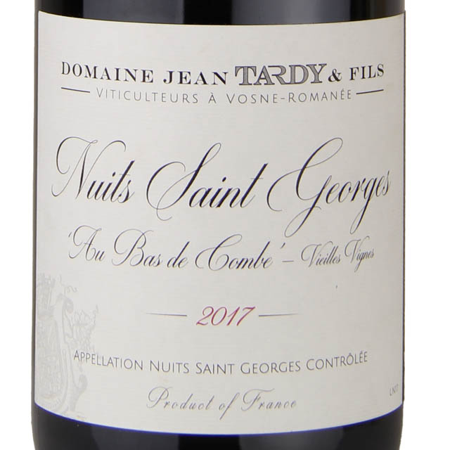 Domaine Jean Tardy & Fils Nuits Saint Georges Au Bas de Combe Vieilles Vignes / 750mL