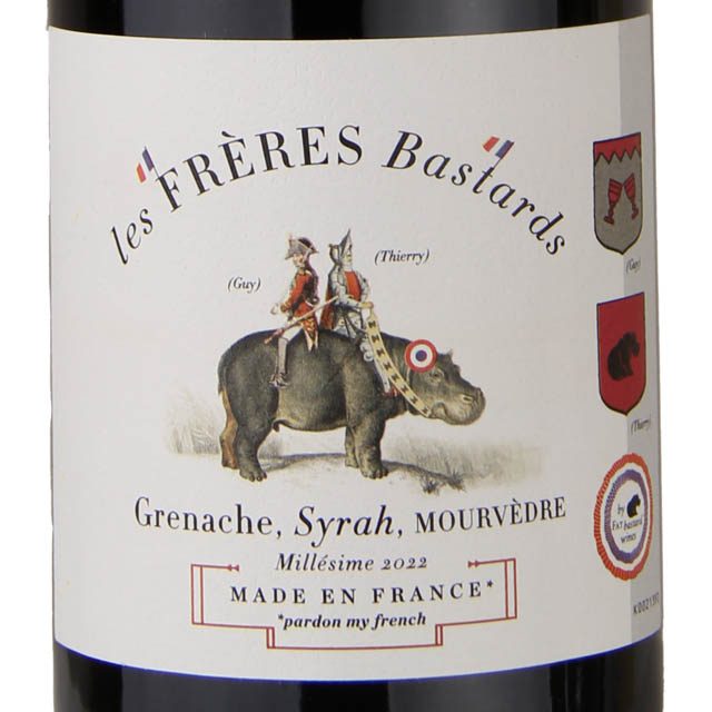 Les Freres Bastards Grenache, Syrah, Mourvedre / 750mL