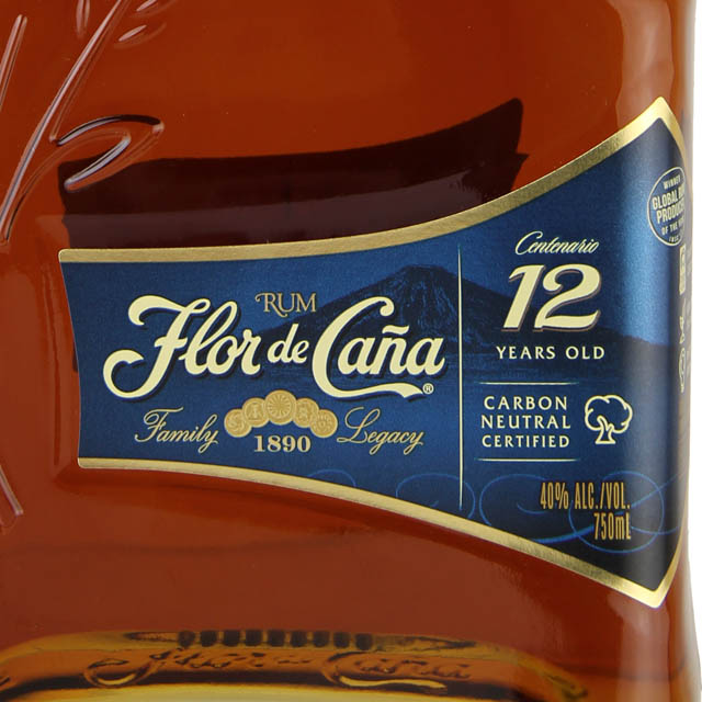 Flor de Cana Centenario 12 yr Rum / 750 ml