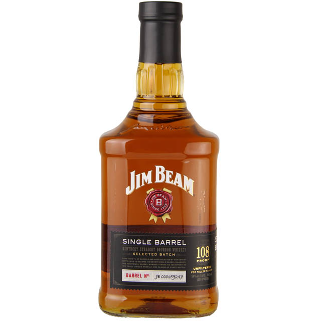 Jim Beam Single Barrel Selected Batch 108proof / 750mL