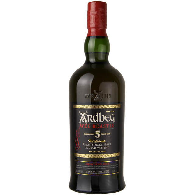Ardbeg Wee Beastie 5 Yr Single Islay Malt Scotch Whisky / 750 ml