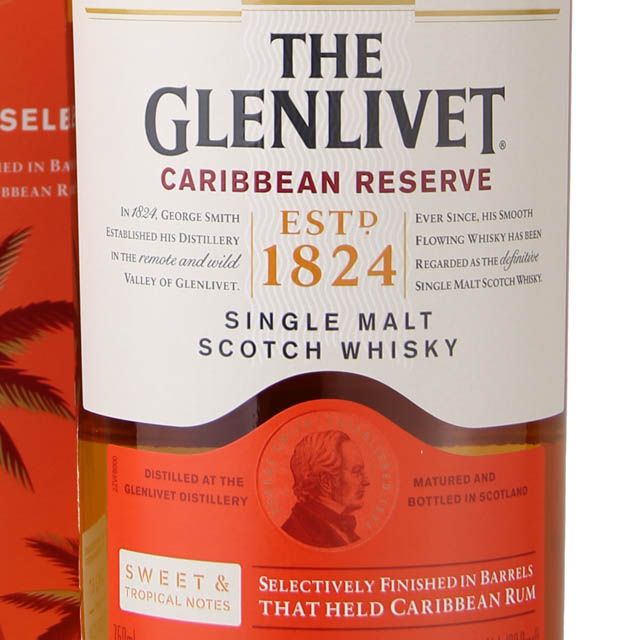 Glenlivet Caribbean Reserve Single Malt Scotch Whisky / 750 ml