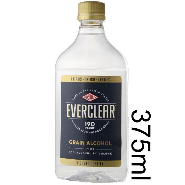 Everclear Grain Alcohol  - (Half Bottle) / 375mL