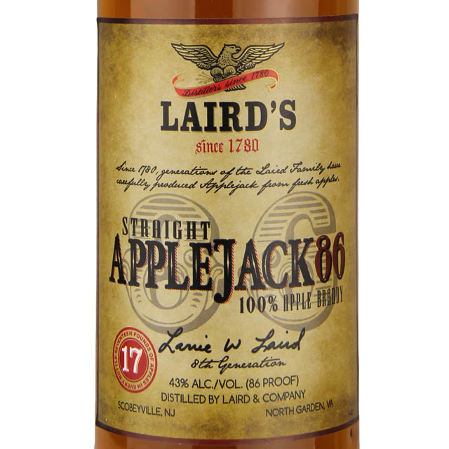 Laird's Straight Applejack 86 Brandy / 750 ml