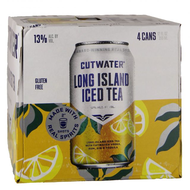Cutwater Spirits Long Island Ice Tea 4 Pk / 4-355mL
