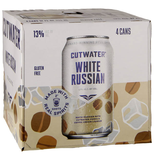 Cutwater Spirits White Russian 4 Pack Cans / 4-355mL