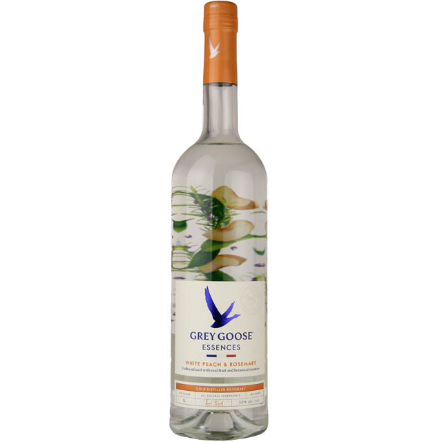 Grey Goose Essences White Peach &amp; Rosemary Vodka / Ltr