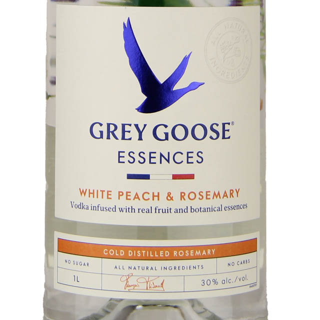 Grey Goose Essences White Peach & Rosemary Vodka / Ltr