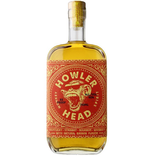 Howler Head Banana Flavored Kentucky Straight Bourbon Whiskey / 750mL