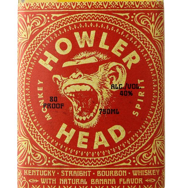 Howler Head Banana Flavored Kentucky Straight Bourbon Whiskey / 750mL