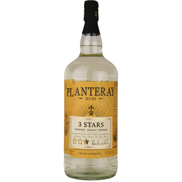 Planteray 3 Stars White Rum / 1.75 Ltr