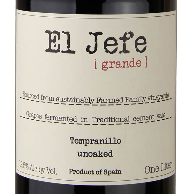 El Jefe Grande Tempranillo / Ltr