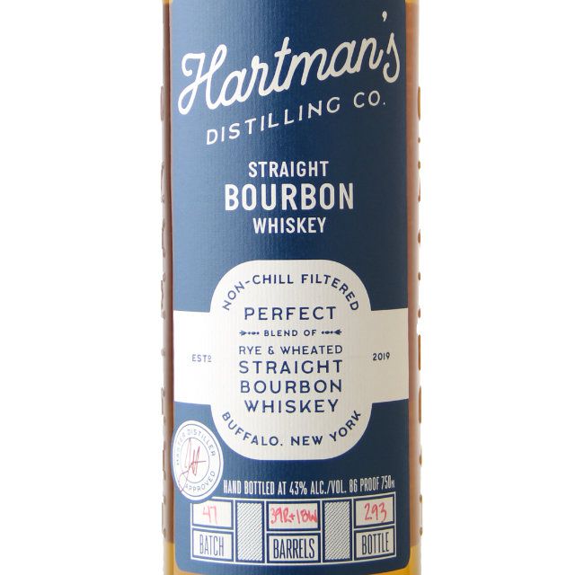 Hartman's Distilling Company Straight Bourbon Whiskey / 750mL