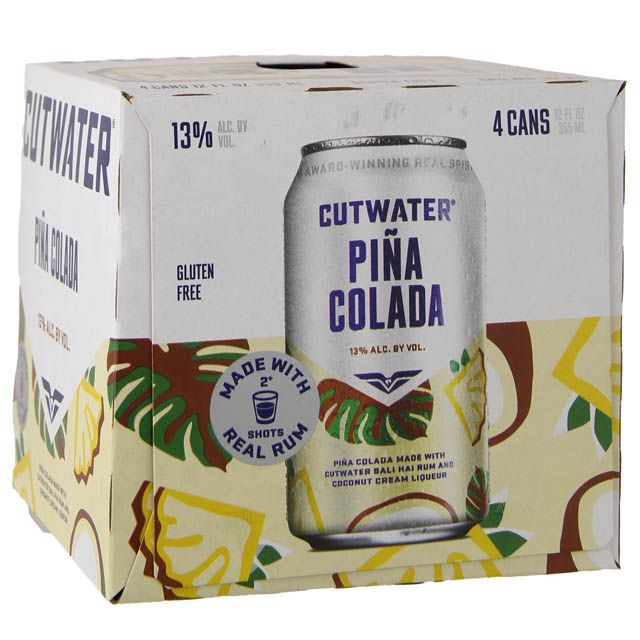 Cutwater Spirits Pina Colada 4 Pk / 4-355mL