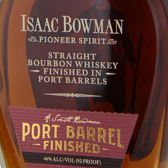 Isaac Bowman Port Barrel Finished Straight Bourbon Whiskey / 750mL