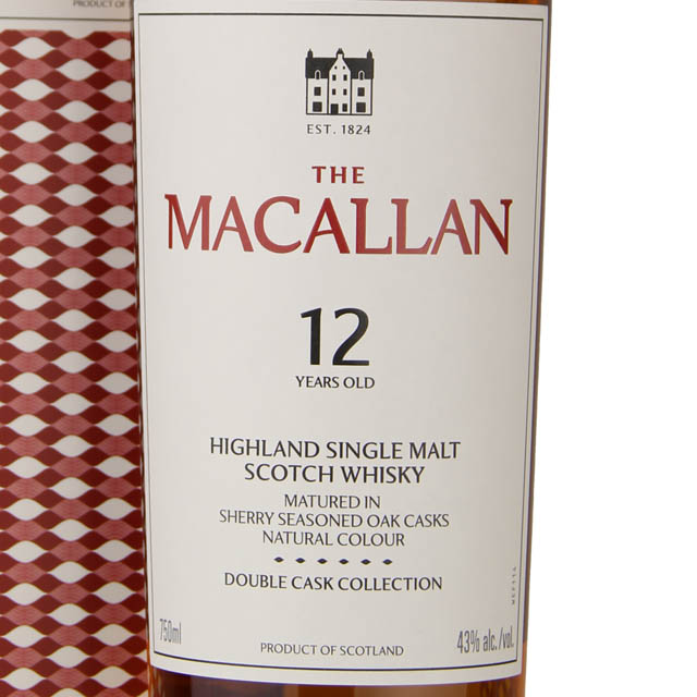 Macallan 12 Yr Double Cask Highland Single Malt Scotch Whisky / 750 ml