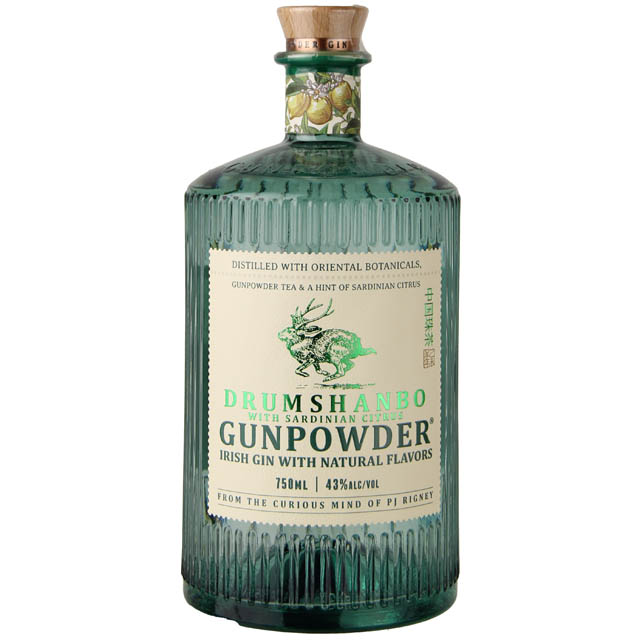 Drumshanbo Gunpowder Sardinian Citrus Irish Gin / 750mL