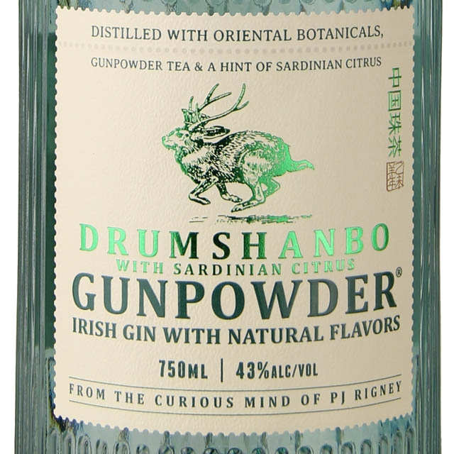 Drumshanbo Gunpowder Sardinian Citrus Irish Gin / 750mL