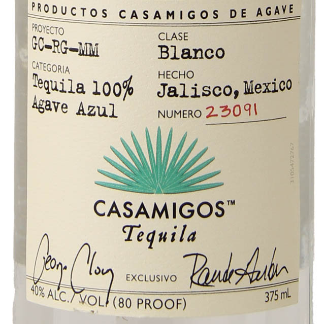 Casamigos Tequila Blanco - (Half Bottle) / 375 ml