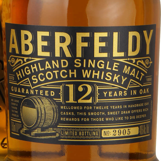 Aberfeldy Highland Single Malt Scotch Whisky 12 yr / 750 ml