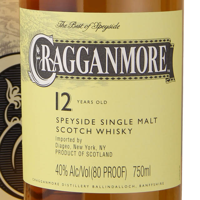Cragganmore 12yr Single Malt Scotch Whisky / 750 ml