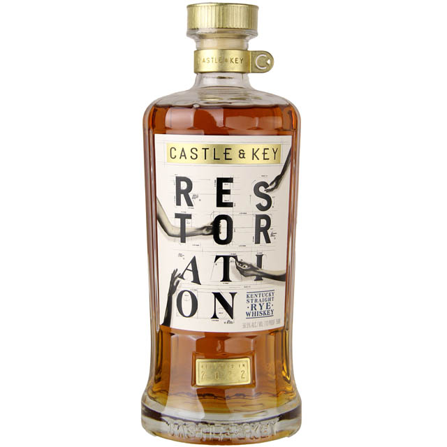 Castle and Key Restoration Kentucky Straight Rye Whiskey / 750mL