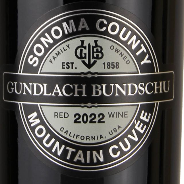 Gundlach Bundschu Mountain Cuvee / 750 ml